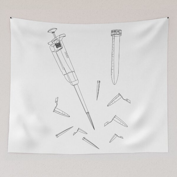 Item preview, Molecular Biology Toolkit (Black Line Art) designed and sold by VirologyGeek.