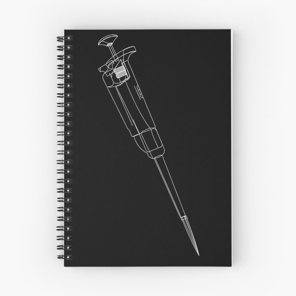Item preview, Pipette (White Line Art) designed and sold by VirologyGeek.