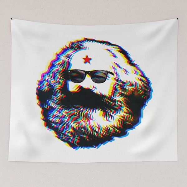 Aperçu de l'œuvre MARX TECHNICOLOR créée et vendue par FREE T-Shirts.