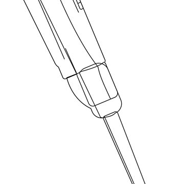 Artwork thumbnail, Pipette (Black Line Art) by VirologyGeek
