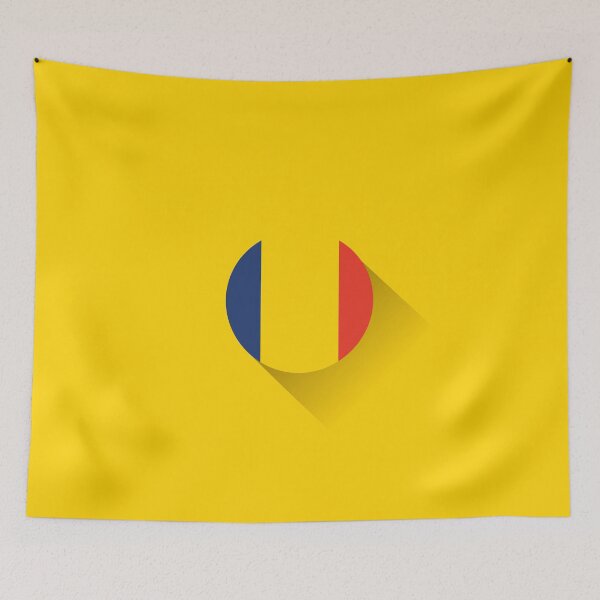 Item preview, Romania Flag designed and sold by artworkbyrihen.