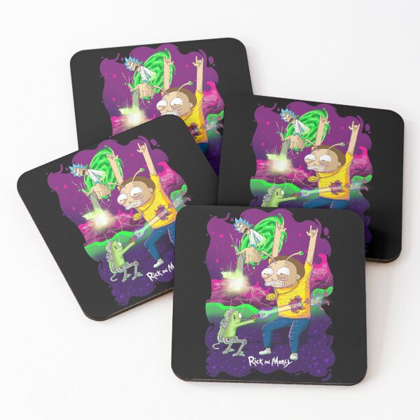 Morty Got Shot - Rick and Morty™ Coasters (Set of 4)