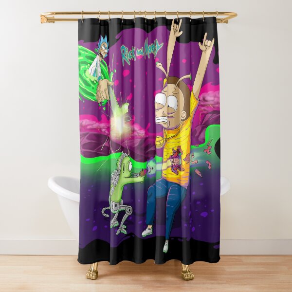 Morty Got Shot - Rick and Morty™ Shower Curtain