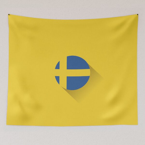 Item preview, Sweden Flag designed and sold by artworkbyrihen.