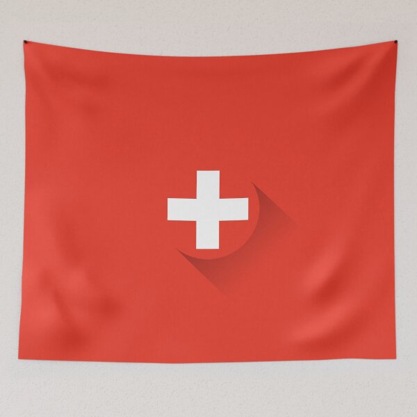 Artikelvorschau, Schweizer Schweiz Flagge entworfen und verkauft von artworkbyrihen.