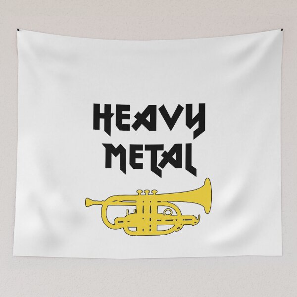 Item preview, Cornet - HEAVY METAL - Funny trumpet gift / Funny cornet gift designed and sold by HEJAshirts.