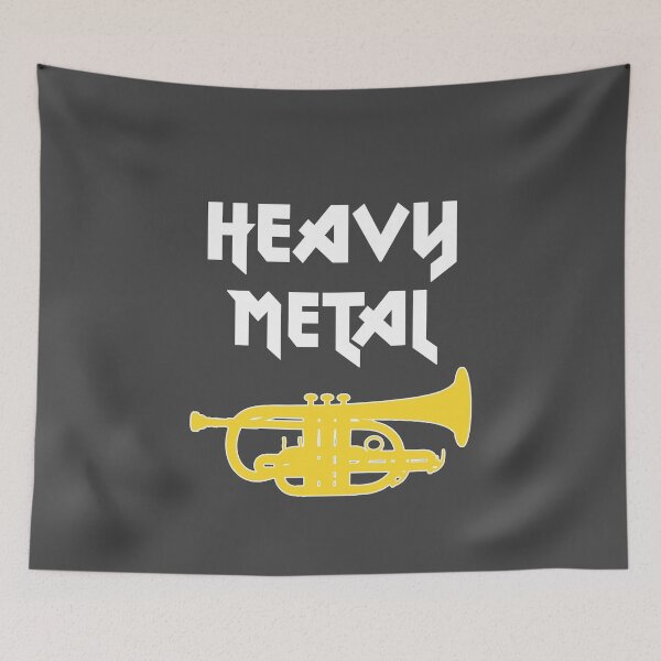 Item preview, Cornet - HEAVY METAL - Funny trumpet gift / Funny cornet gift designed and sold by HEJAshirts.