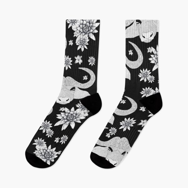 Item preview, Floral Water Buffalo designed and sold by Flower Magic .