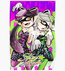 Squid Sisters- Stay Fresh Poster