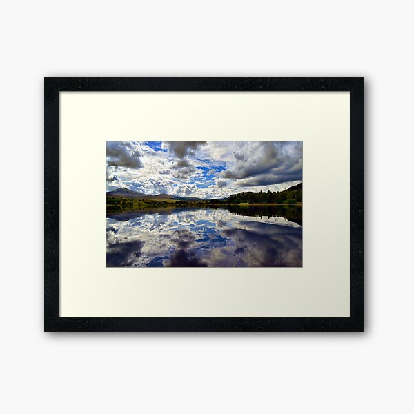 Water Reflections- Loch Rannoch-Highlands of Scotland. Framed Art Print