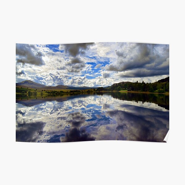 Loch Rannoch-Reflections -Highlands of Scotland. Poster
