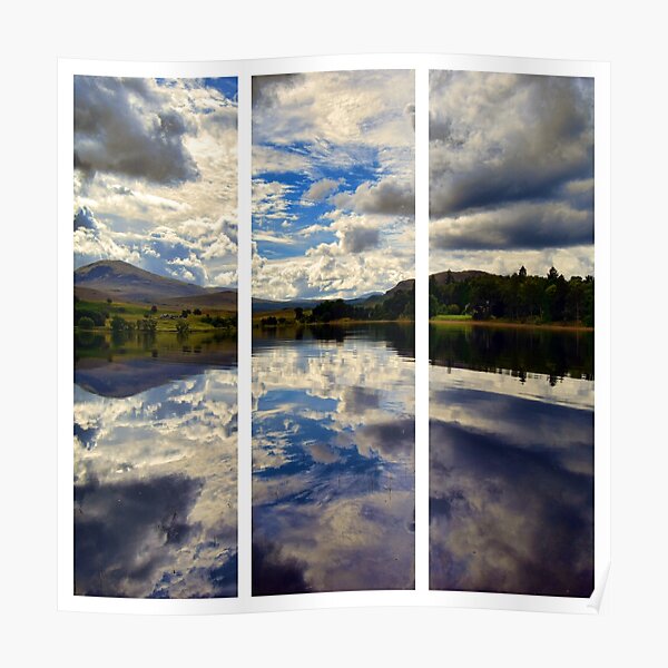 Water Reflections- Loch Rannoch-Highlands of Scotland(2) Poster