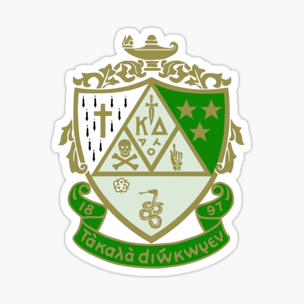 kappa delta crest Sticker