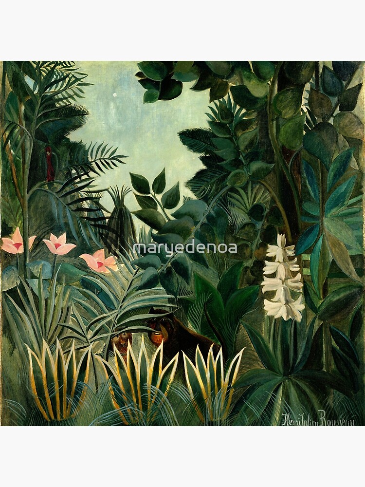 the equatorial jungle henri rousseau