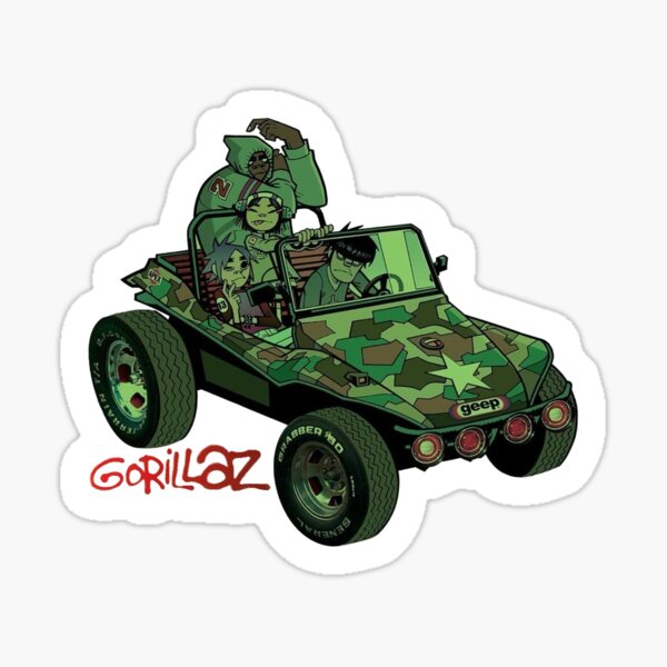 Gorillaz-Gorillaz Album Sticker