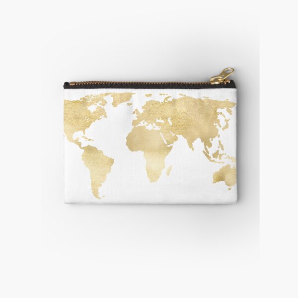 Item preview, Gold World Map designed and sold by Tangerine-Tane.