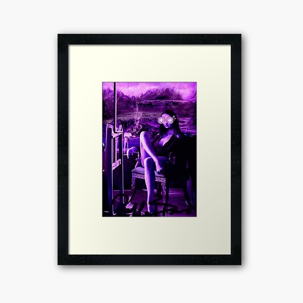 Item preview, Purple Mona Lisa designed and sold by cataleabianco.