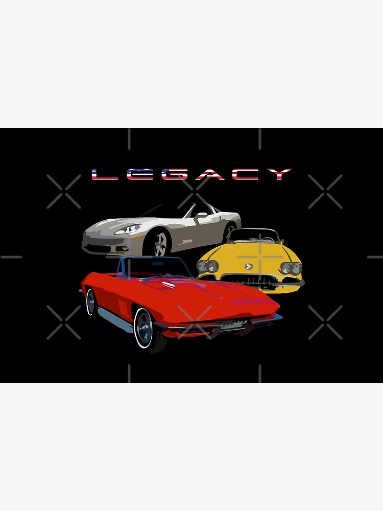 Discover Chevy Corvette American Legacy Bath Mat