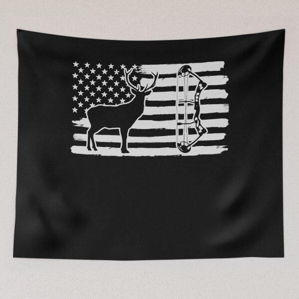 Item preview, Bow Hunting USA Flag designed and sold by 4tomic.