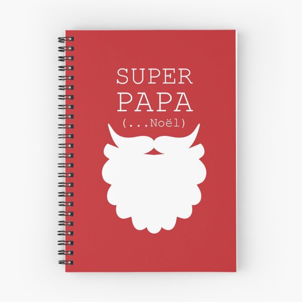 Item preview, SUPER DAD (... Christmas) - PAPA NOEL = Santa Claus - PAPA = Dad designed and sold by CreaKOA.