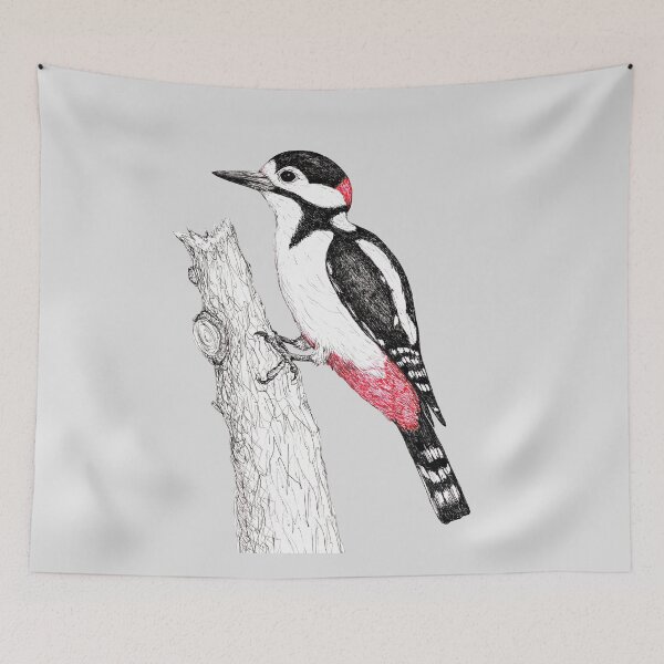 Item preview,  Great spotted woodpecker designed and sold by Bwiselizzy.
