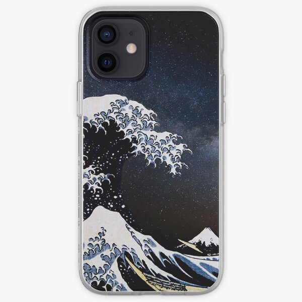 Kanagawa Wave in Space iPhone Soft Case