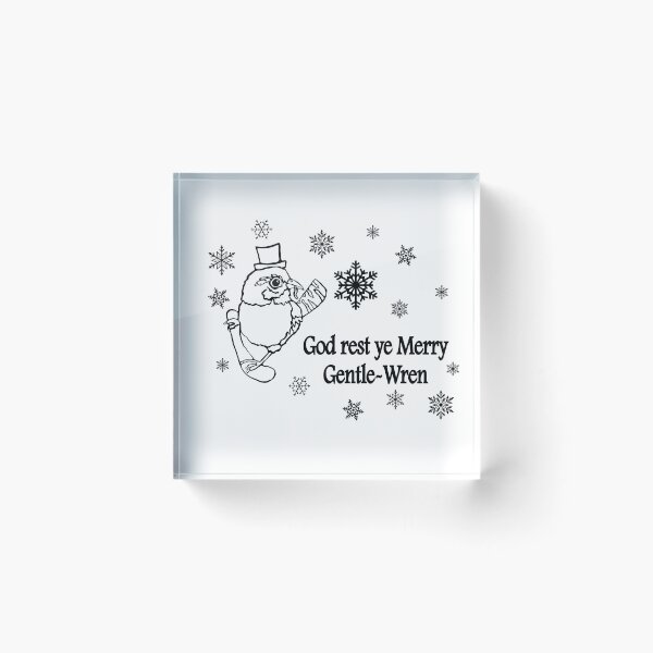 Item preview, God rest ye Merry Gentle-Wren designed and sold by nolessjess.