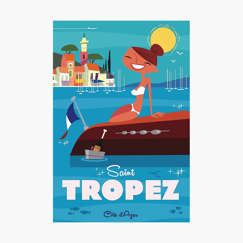 Vintage poster Et Saint-Tropez créa la Nioulargue 1993