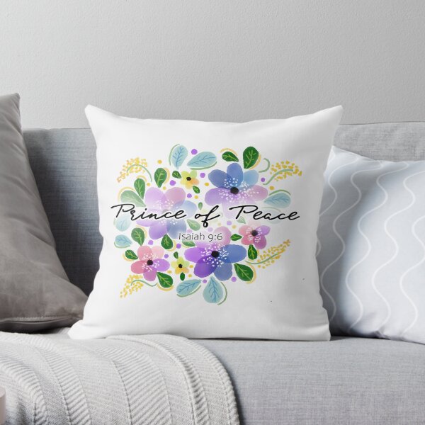 Prince of Peace Throw Pillow