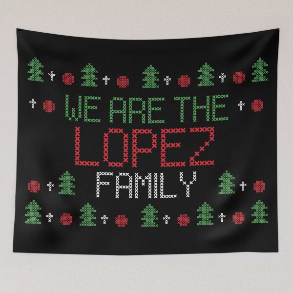 Item preview, We are The Lopez Christmas Family designed and sold by elhefe.