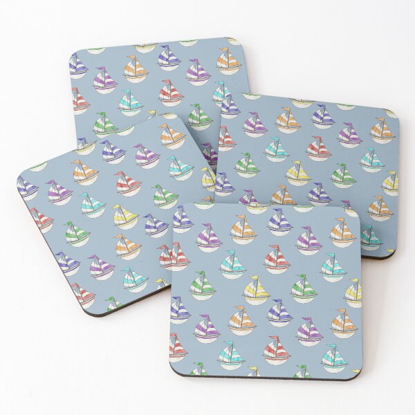 Item preview, Sailing Boats, Blue Background designed and sold by Theodora Gould.