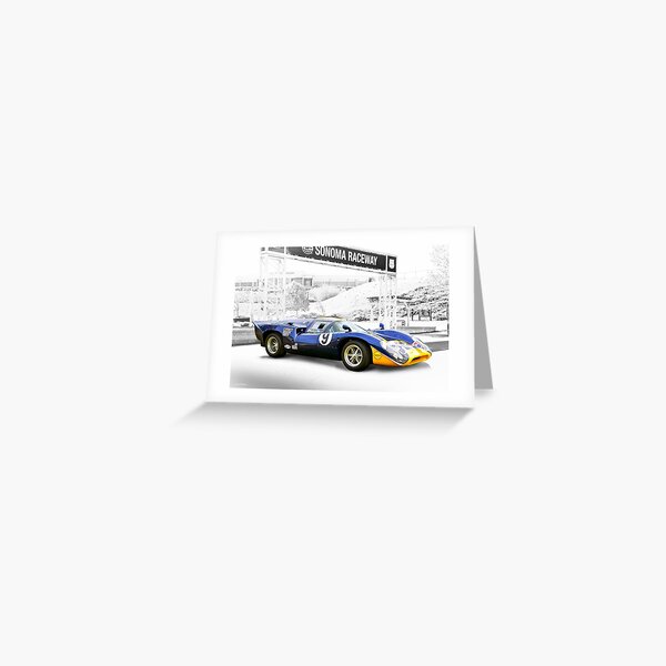 1969 Lola T70 Can Am Greeting Card