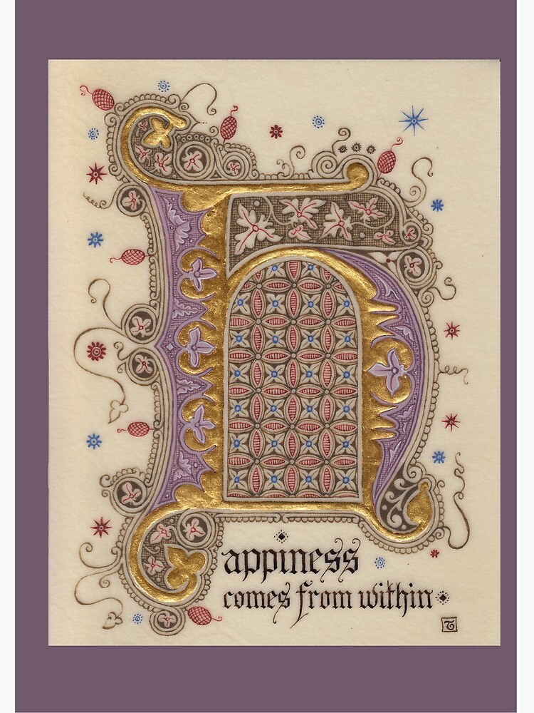 Medieval Illumination - Happiness by TCilluminate