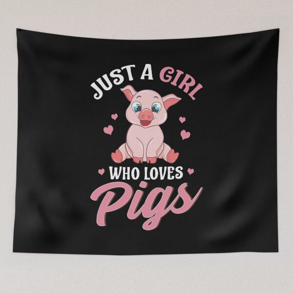 Item preview, Adorable Just a Girl Who Loves Pigs Women designed and sold by perfectpresents.