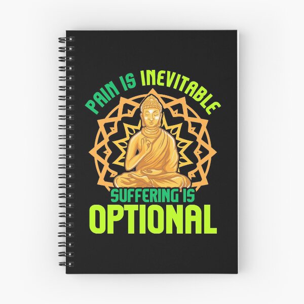 Item preview, Pain Is Inevitable Suffering Is Optional Meditate designed and sold by perfectpresents.