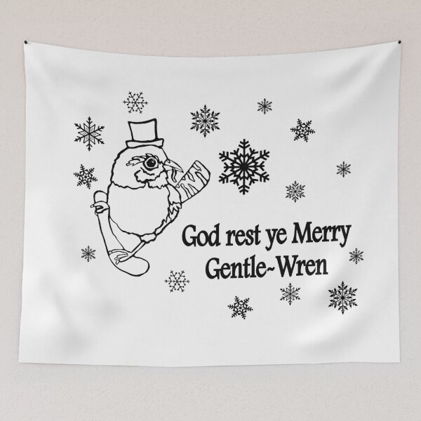 Item preview, God rest ye Merry Gentle-Wren designed and sold by nolessjess.