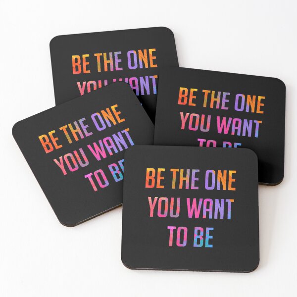 Item preview, Be the One You Want to Be ● Colorful Motivational Quote designed and sold by SassyClassyMe.
