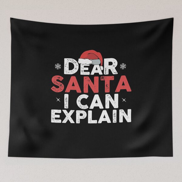 Item preview, Dear Santa I Can Explain Christmas humor funny excuse from naughty one  designed and sold by alenaz.