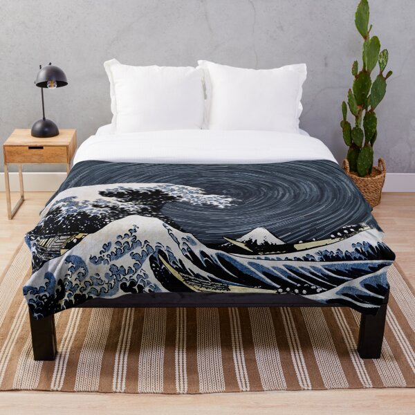 Item preview, Kanagawa wave in a starry night designed and sold by PrinceCo.