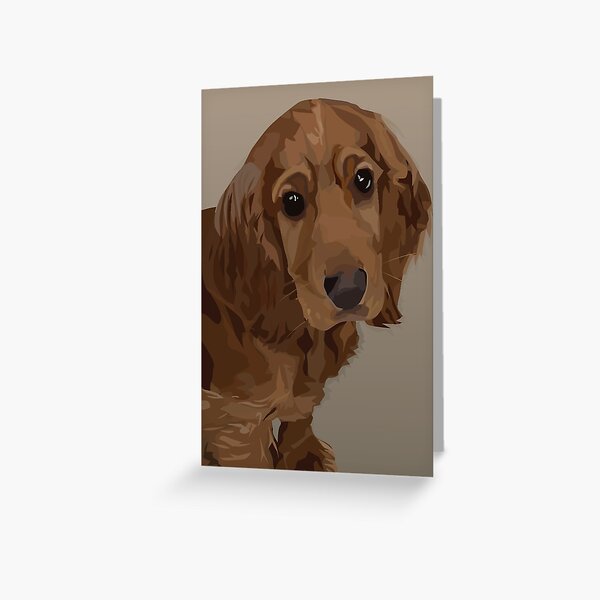 Cocker Spaniel Greeting Cards for Sale | Redbubble