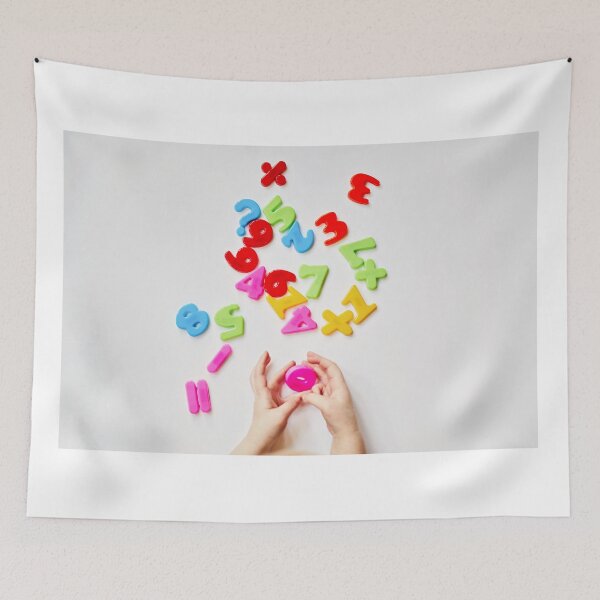 Item preview, Child playing with letters and numbers designed and sold by SJAPhoto.