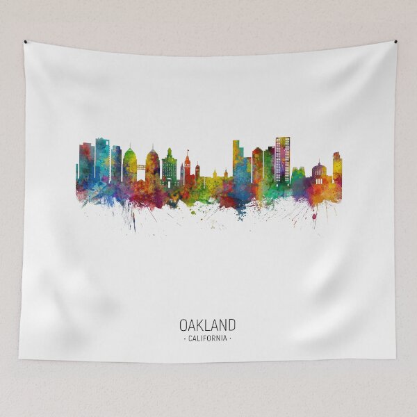 Item preview, Oakland California Skyline designed and sold by ArtPrints.