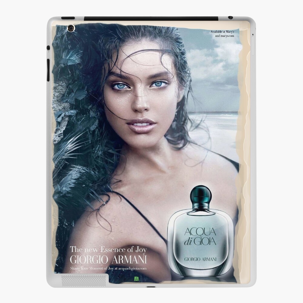 Acqua Di Gioia Fragrance Beautiful Female Model Emily Didonato Ipad Case Skin By Vanyssagraphics Redbubble