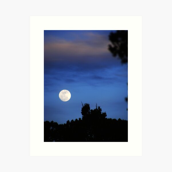 My Super Moon Art Print
