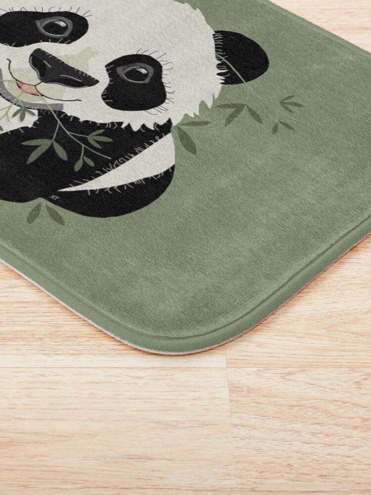 "Panda" Bath Mat for Sale by karin Redbubble