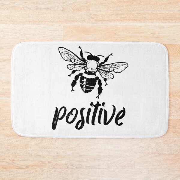 Aperçu de l'œuvre Bee positive typography text art quote by Word Fandom - wordfandom créée et vendue par Kerry Pritchard.