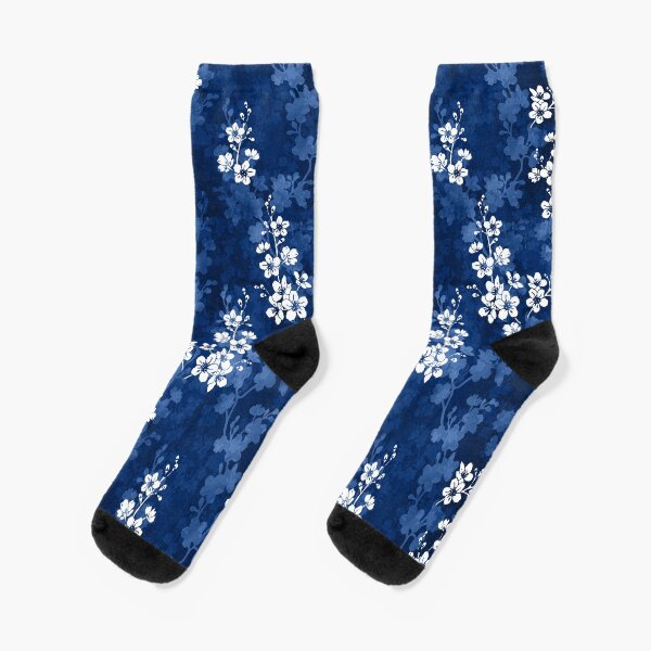 Item preview, Sakura blossom in deep blue designed and sold by adenaJ.
