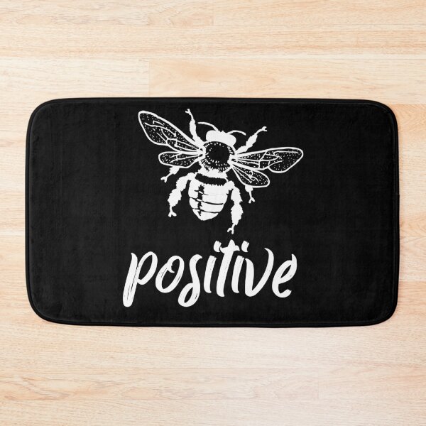 Aperçu de l'œuvre Bee positive typography text art quote by Word Fandom - wordfandom créée et vendue par Kerry Pritchard.