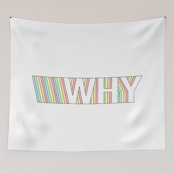 Item preview, Pastel Why VSCO Quote Sticker designed and sold by Candy D.