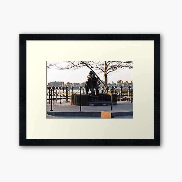 Vista previa del artículo con la obra «Memorial Hoboken WWII», diseñado y vendido por pmarella.